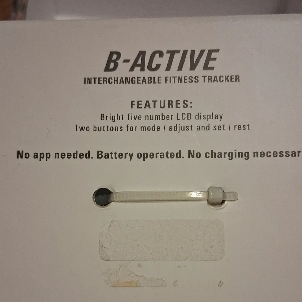 B-Active Fitness Tracker with Colorful Bands